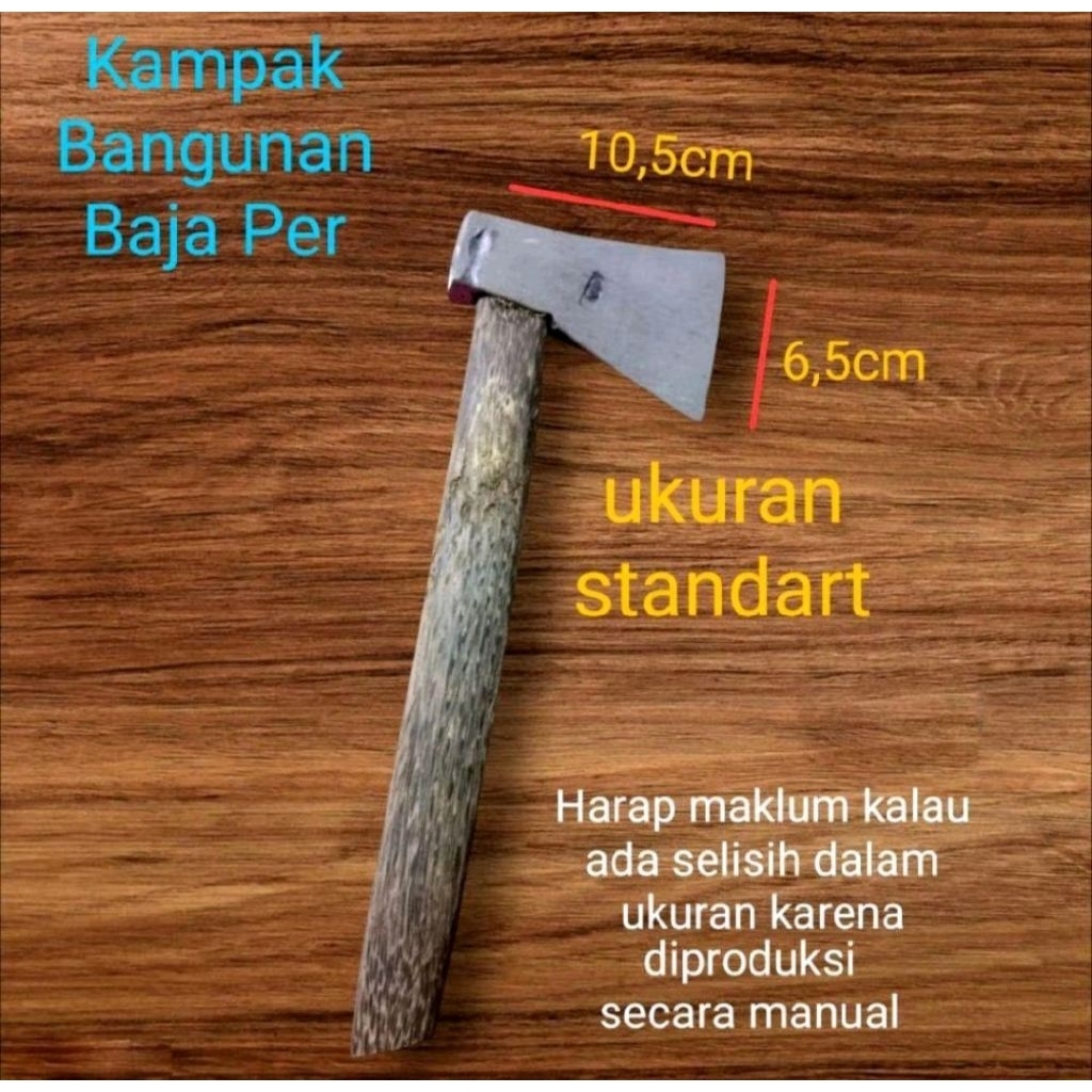 Kampak Baja Per ukuran Kecil untuk merapikan kayu dan beton