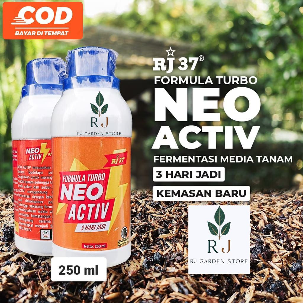 RJ 37 NEO ACTIV Dekomposer Terbaik Fermentasi Kilat Kurang Dari 1Minggu