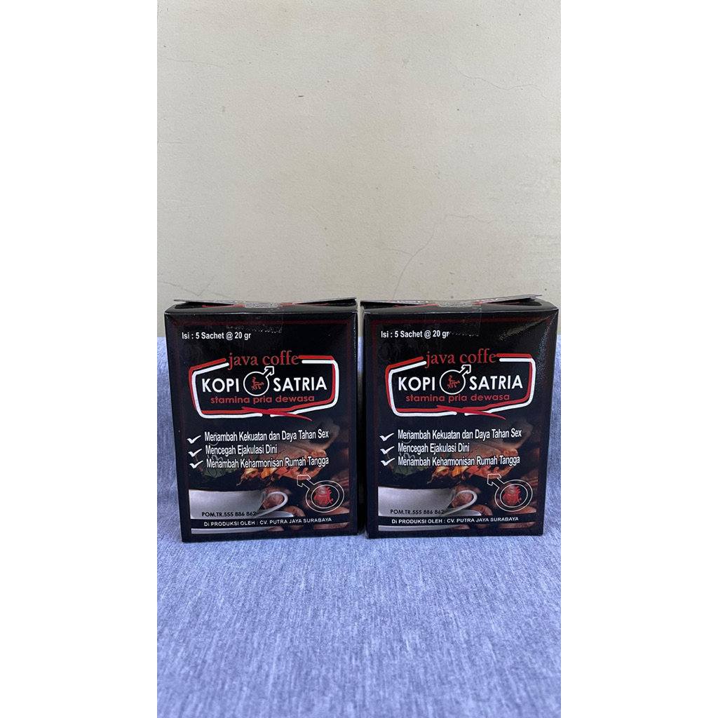 Kopi Satria Stamina Pria Dewasa