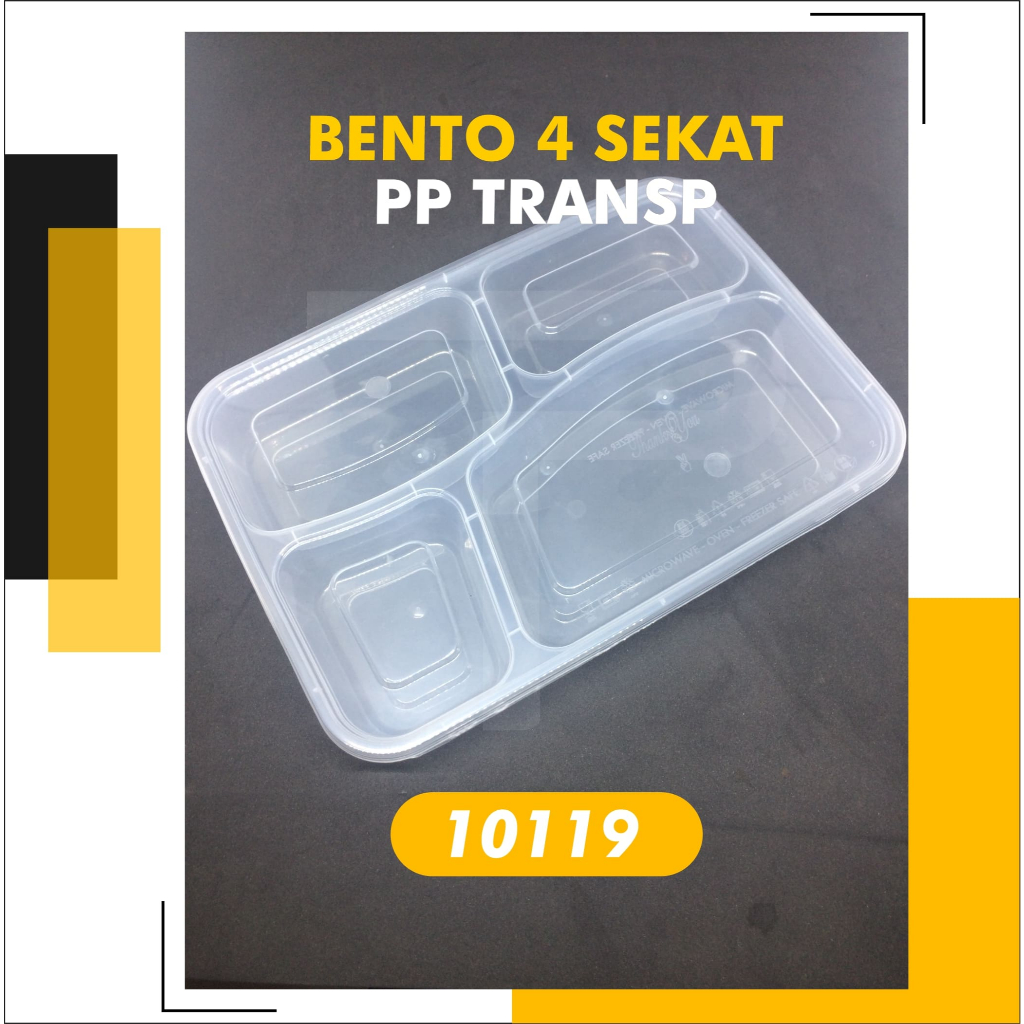 Thinwall Bento Sekat 4 Victory