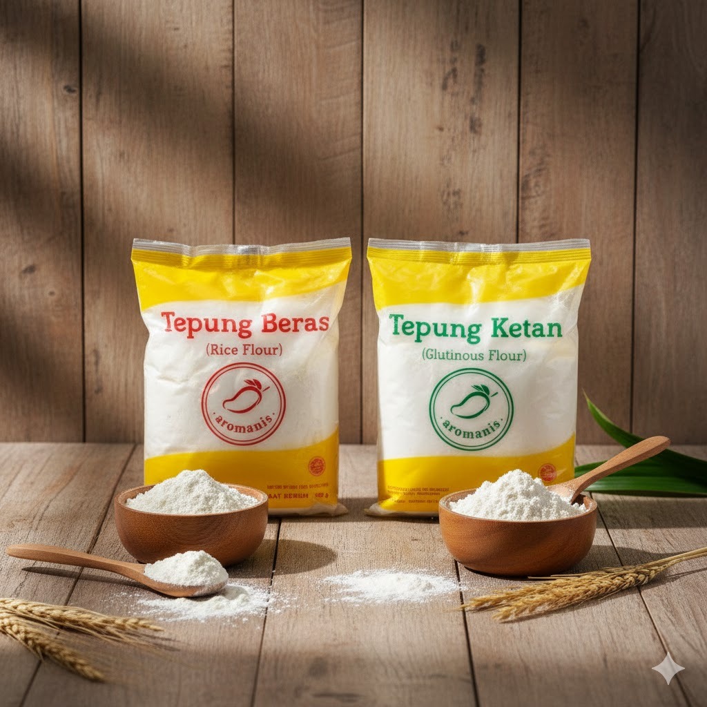 TEPUNG AROMANIS 500GR / TEPUNG BERAS AROMANIS 500G / TEPUNG BERAS KETAN AROMANIS 500G
