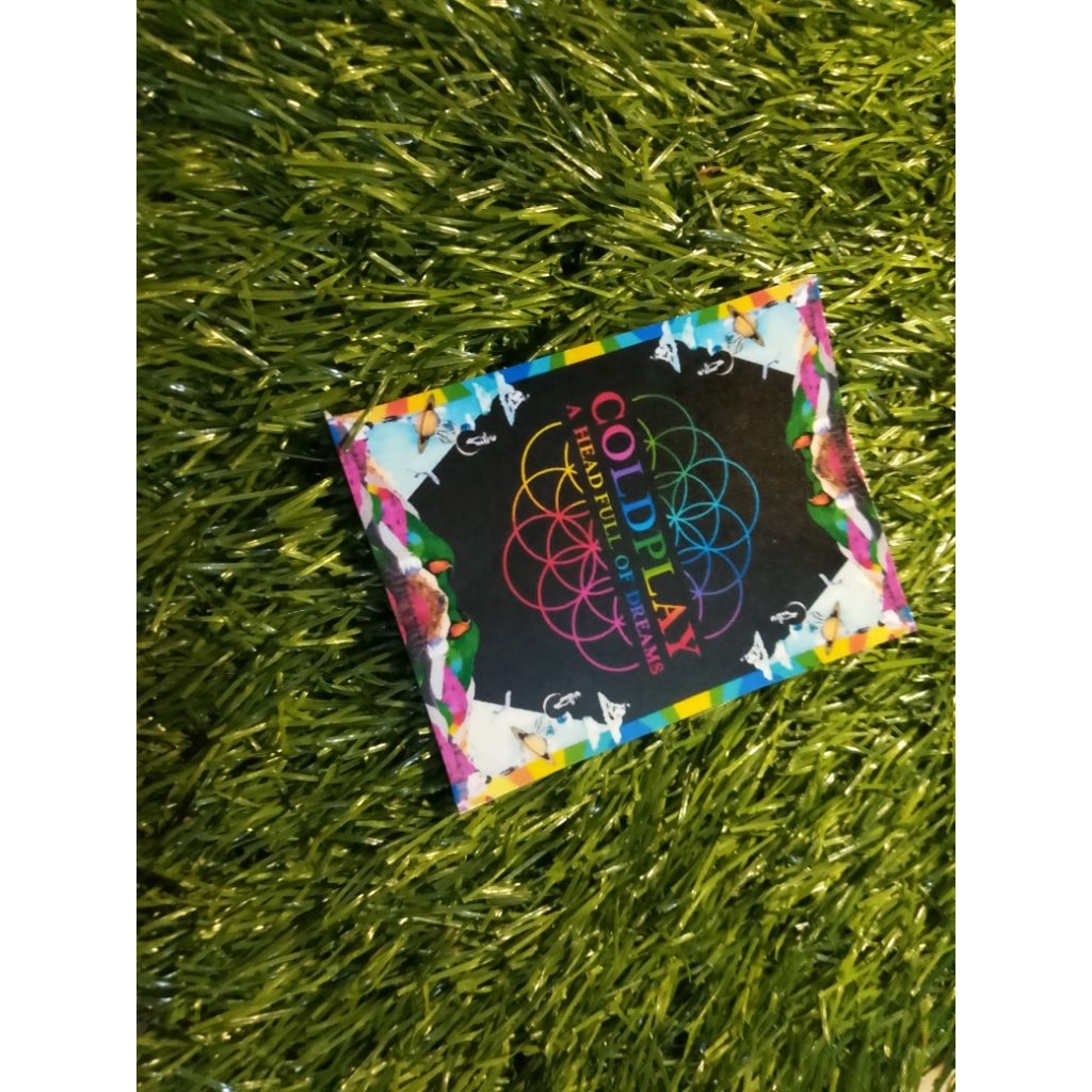 stiker vinyl coldplay