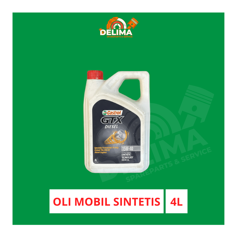 Castrol GTX Diesel 15W-40 (4 Liter) Oli Mobil Sintetis