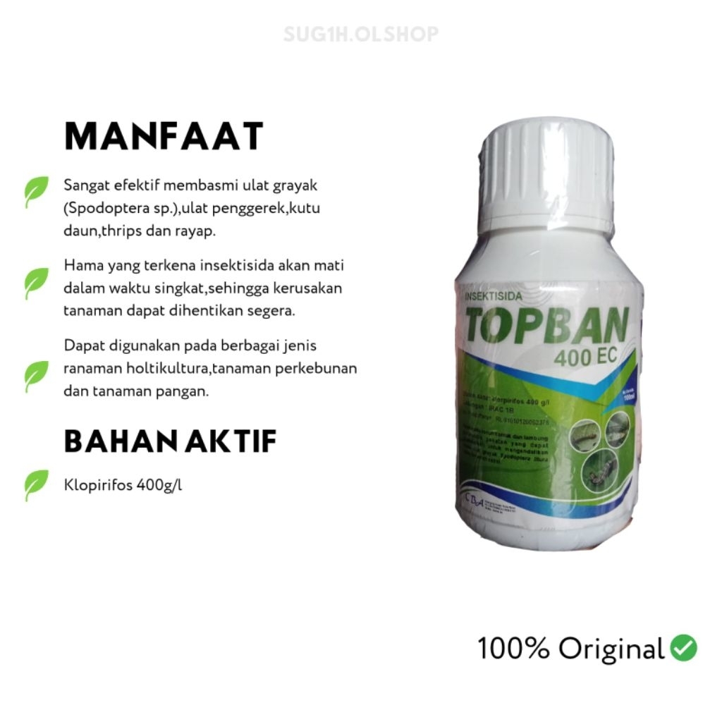 Topban 400 EC 100ml