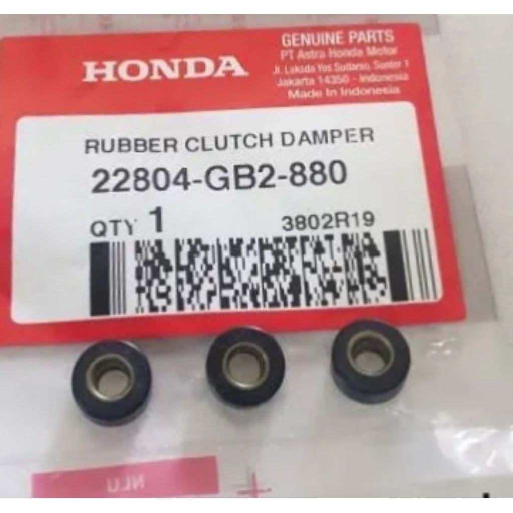 22804-GB2-880 Karet Ganda Honda Kharisma Ori AHM