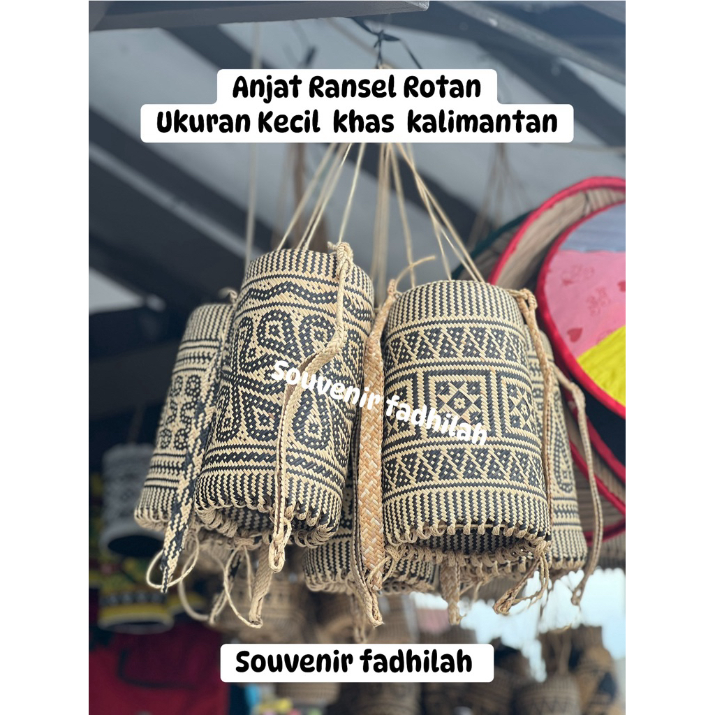 Anjat Ransel Rotan Ukuran Kecil