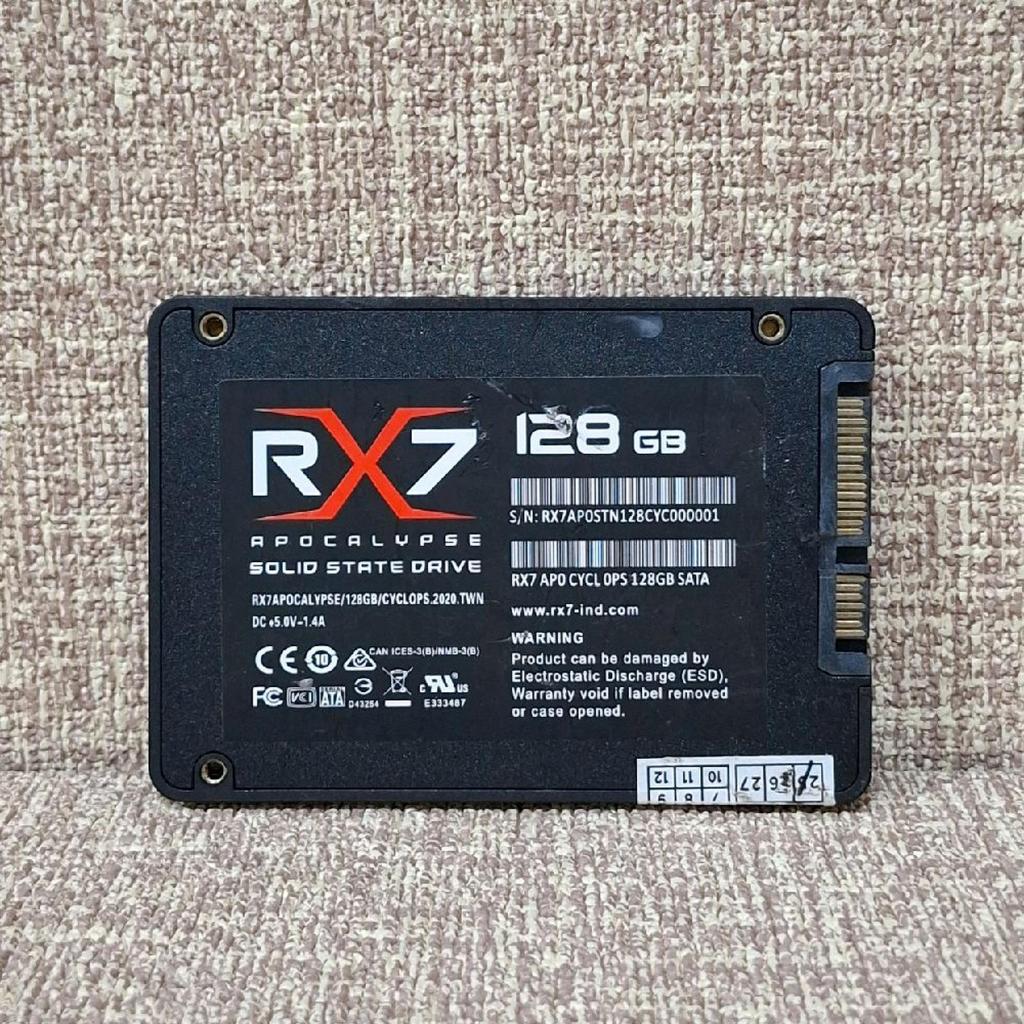 SSD Sata 128gb rx7 bekas normal garansi
