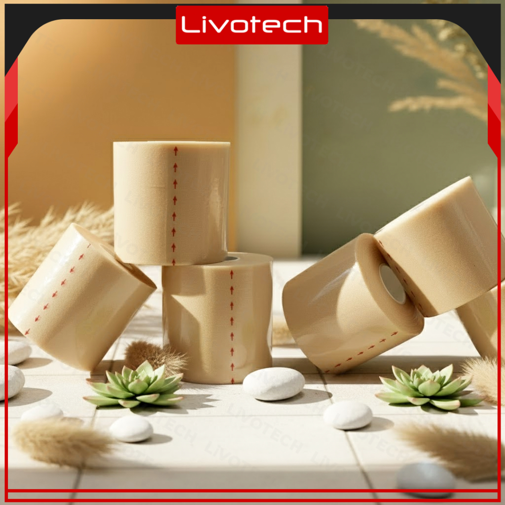 LIVO Foam Underwrap Taping Busa Perban Elastis Ringan Tape Bandage Sport Tangan Kaki Jari