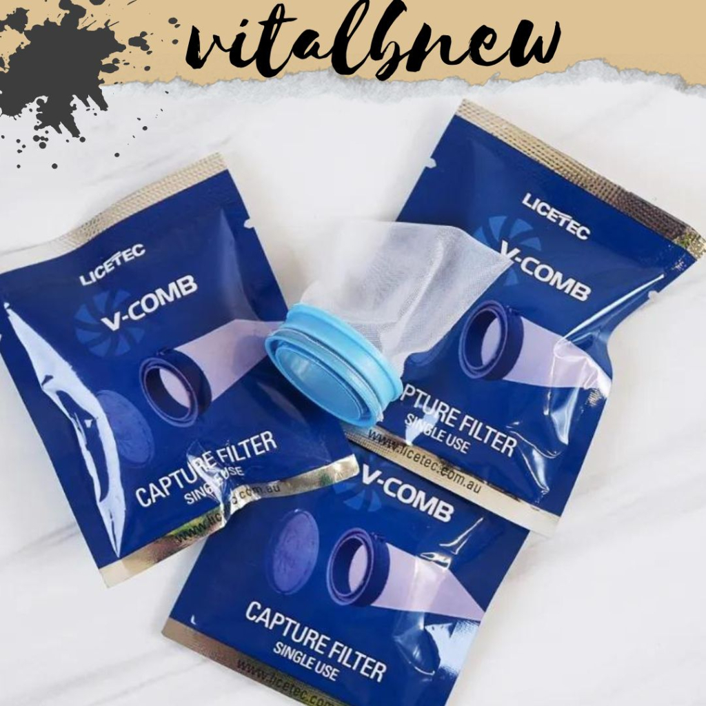 PROMO 6.6 Sisir Kutu / Sisir Kutu Penghilang Sedot Kutu Rambut vcom / Alat sedot kutu rambut