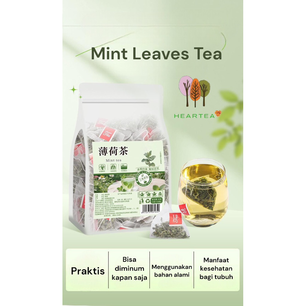 Herbal Tea Mint Leaves Tea / Teh Daun Mint Spearmint Tea