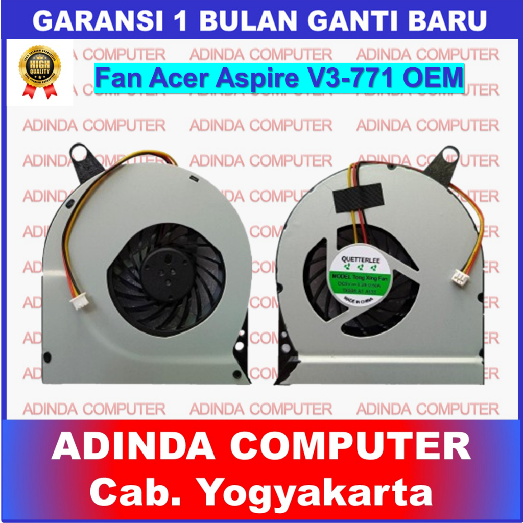 Kipas Fan Acer Aspire V3-771 V3-771G V3-772 V3-772G V3-731 V3-731G E1-731G E1-771 E1-771G E1-772 E1-