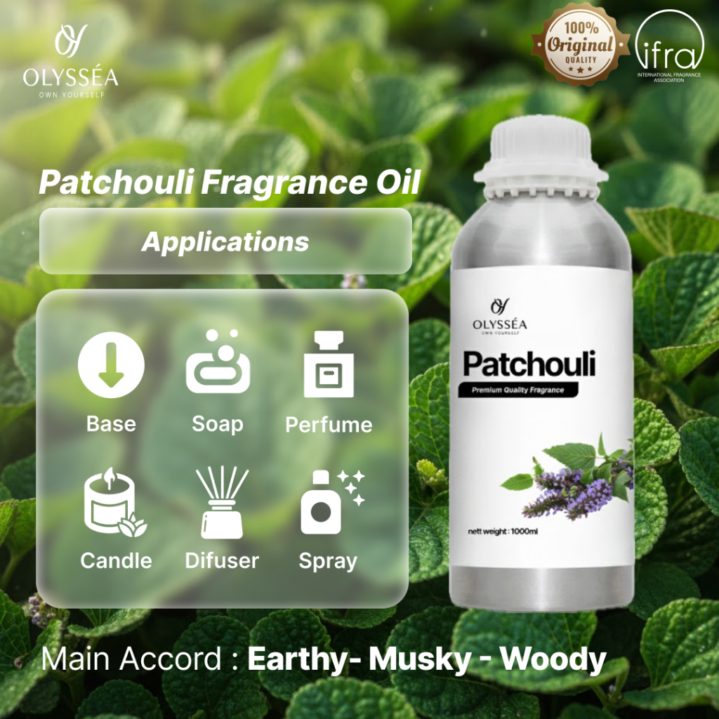 OLYSSEA Patchouli 1000ml Fragrance Oil - Perfume & Aromaterapi
