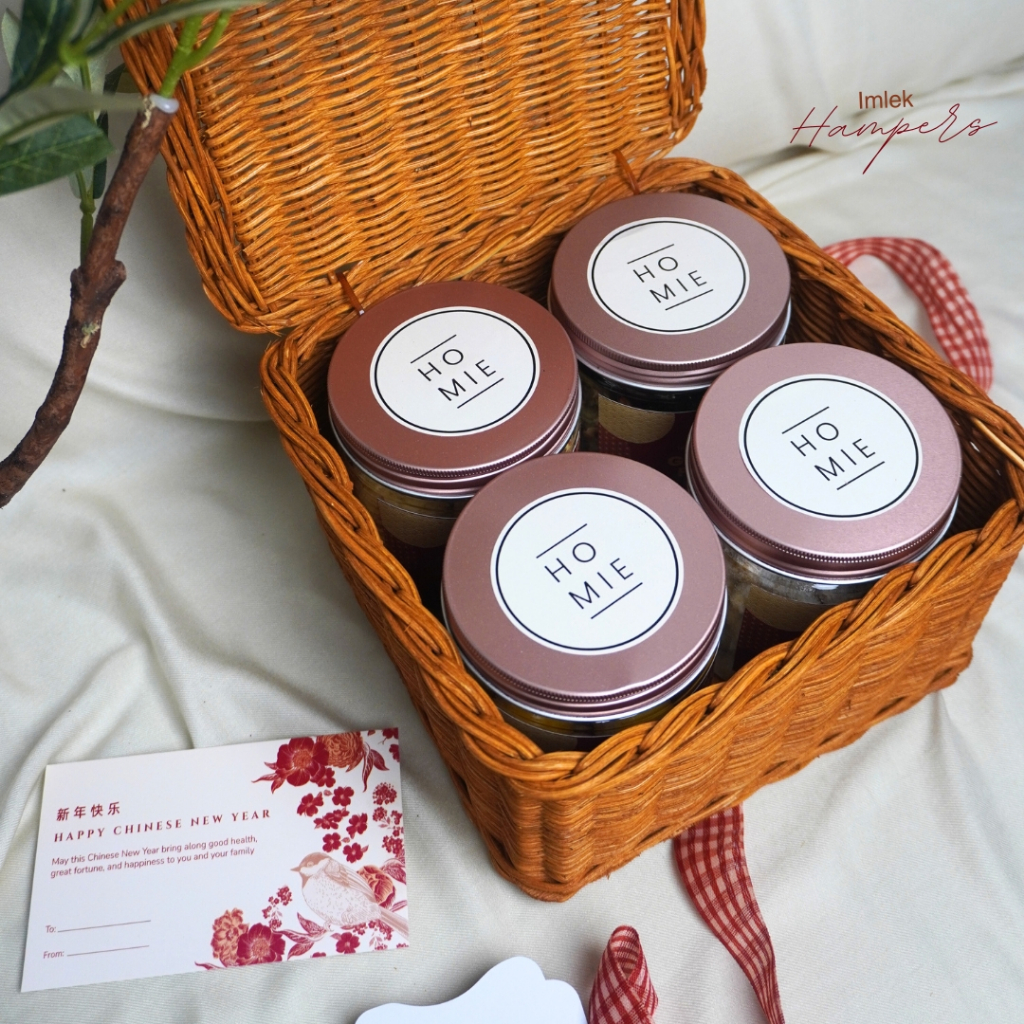 Classic Joy Imlek Hampers INSTANT ONLY | Imlek 2026 | Hadiah Cantik | Hampers Makassar | Kue Lebaran