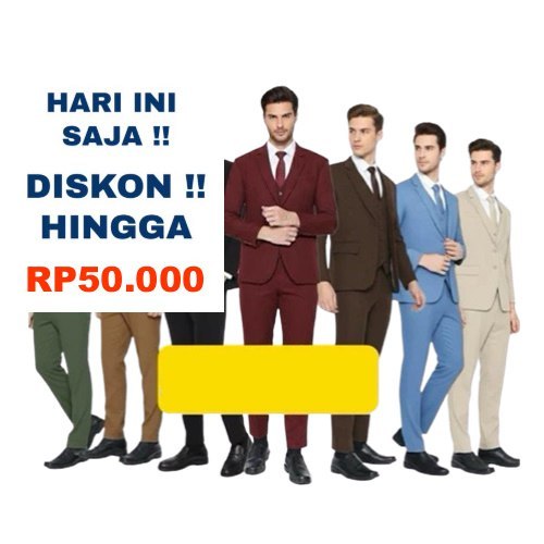 29 WARNA WARNI TC87 COLLECTION THE CLOVER 87 JAS PRIA UKURAN BESAR / JAS NIKAH UKURAN JUMBO JAS Blaz