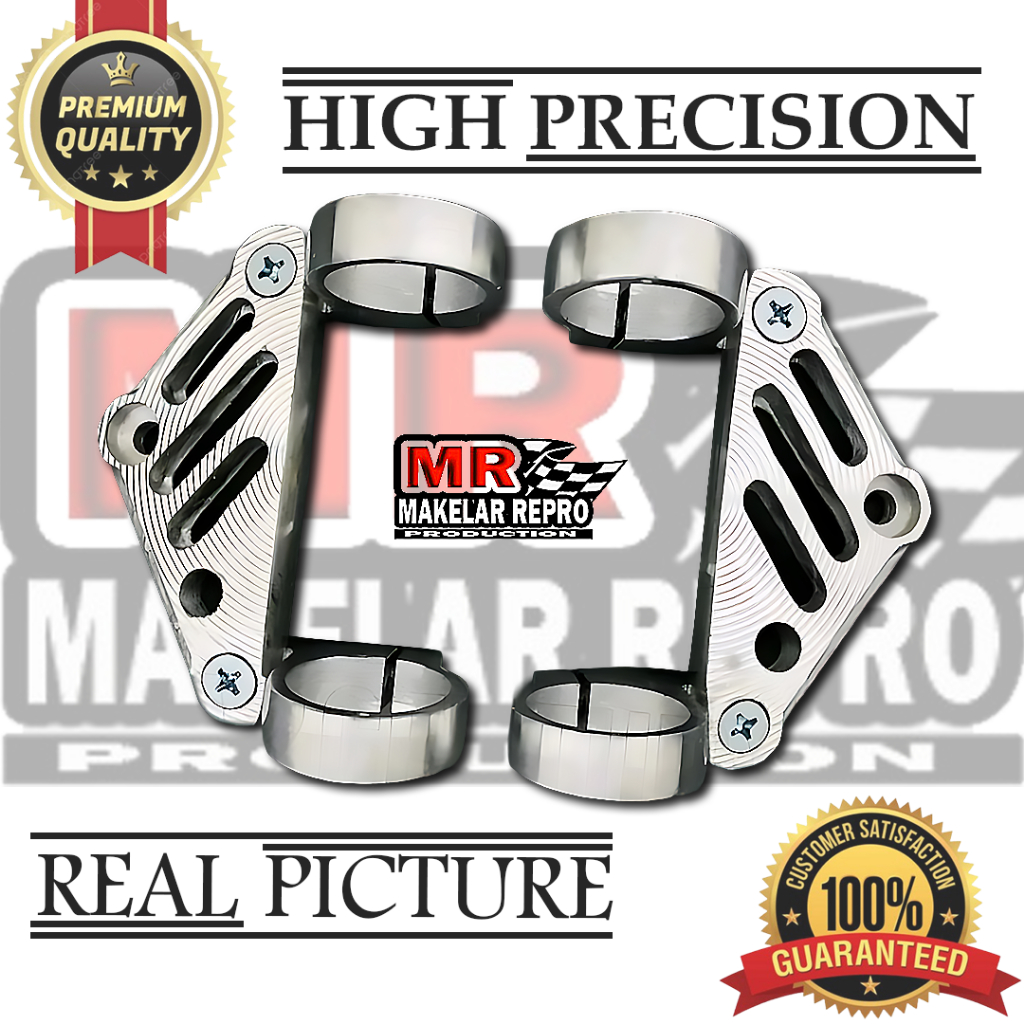 kupingan brekret kupingan lampu depan as 41 pnp skok byson cnc pesek