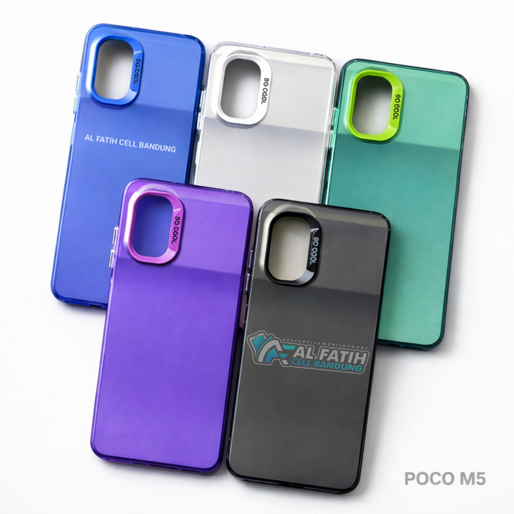 Softcase Case IMD Macaron Matte Poco M5