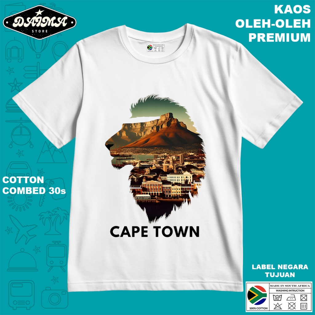 KAOS OLEH OLEH AFRIKA 3 PAKAI TAG LABEL AFRIKA ASLI BAJU SOUVENIR PREMIUM GIFT