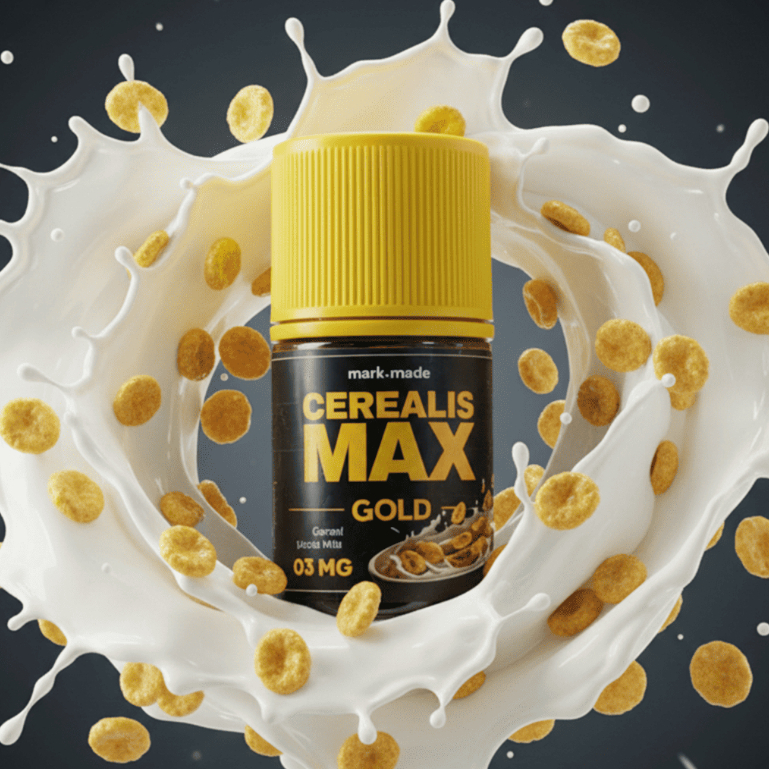 Cerealis Mark-Made 60ml 3 6 9 12 Mg - Max Gold Edition Liquid Freebase Creamy Cereal