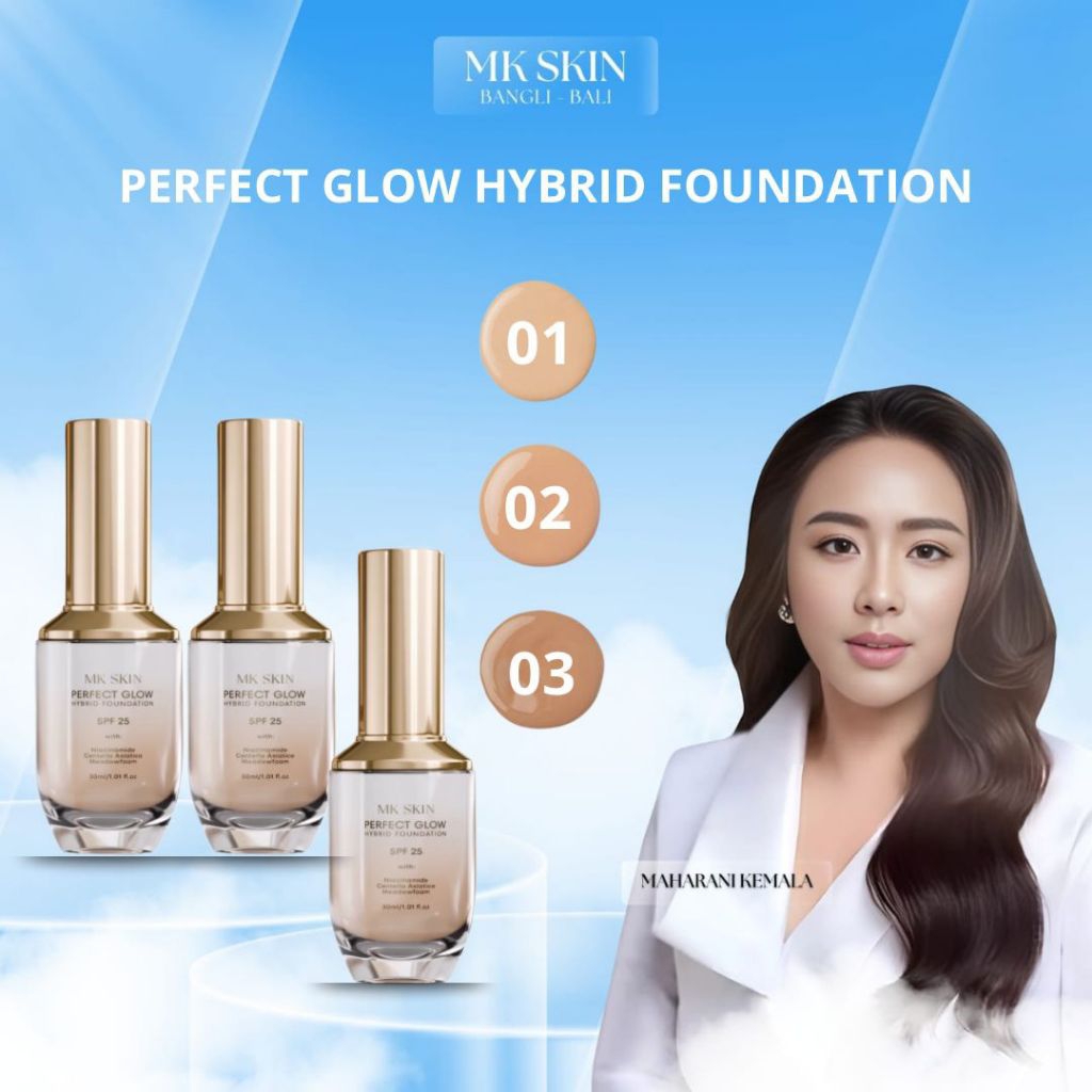 MK SKIN - PERFECT GLOW HYBRID FOUNDATION BY MAHARANI