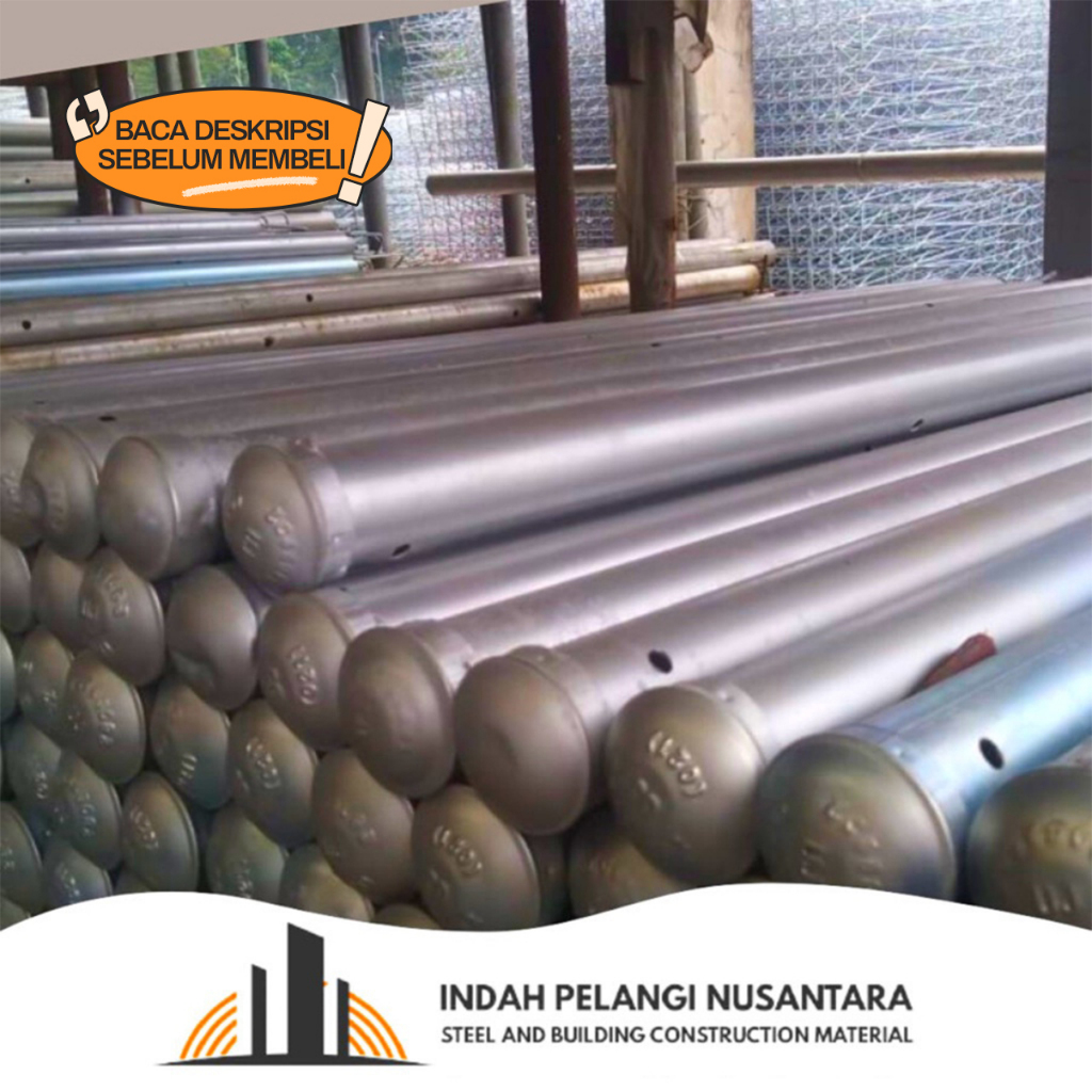 Tiang BRC 2" x 240cm Galvanis EP