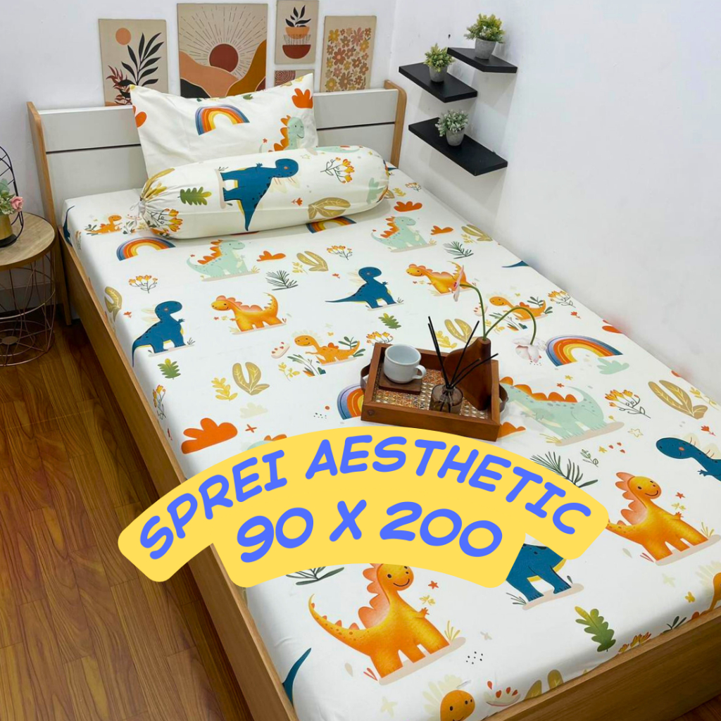 SPREI SINGLE UKURAN KECIL 90 x 200 MURAH SUDUT KARET - dPakay