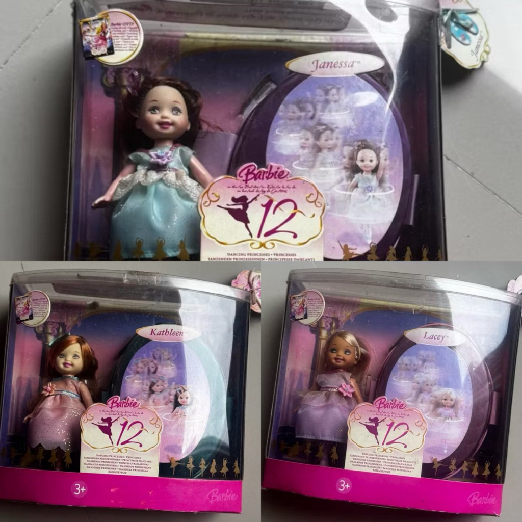 Barbie in the 12 Dancing Princesses – Janessa, Kathleen and Lacey Take All (NRFB)