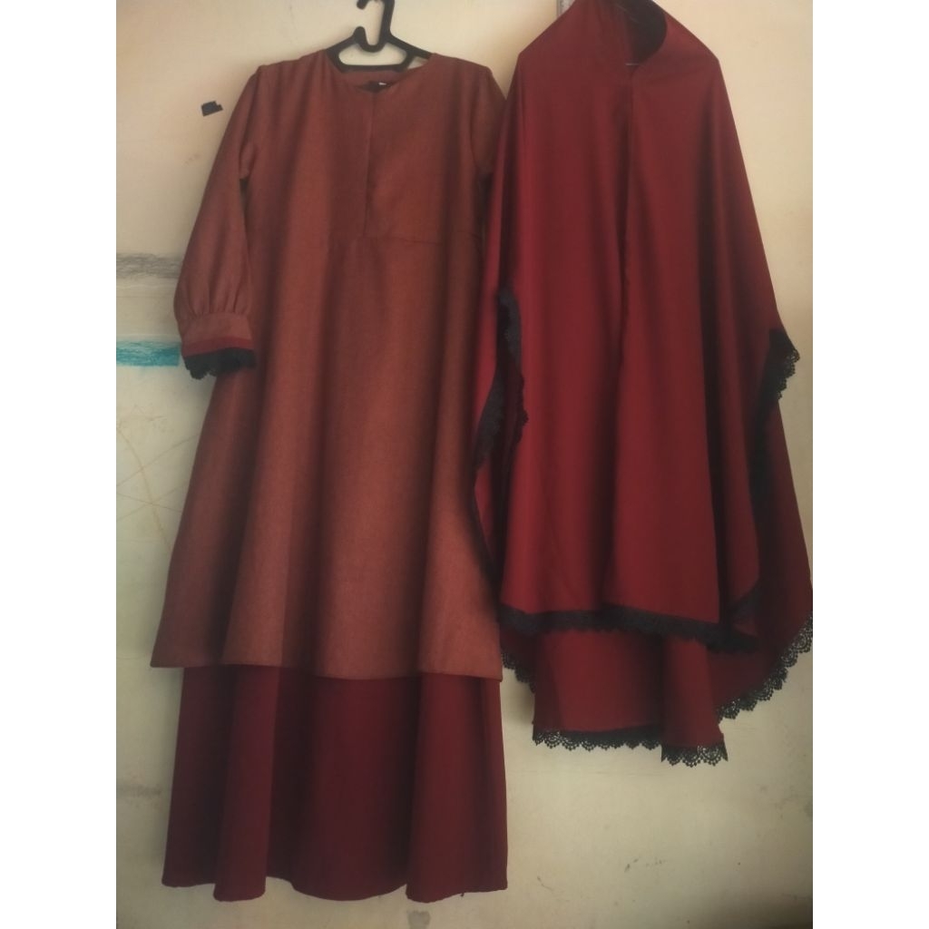 PRELOVED SET GAMIS PREMI RESVY COLLECTION