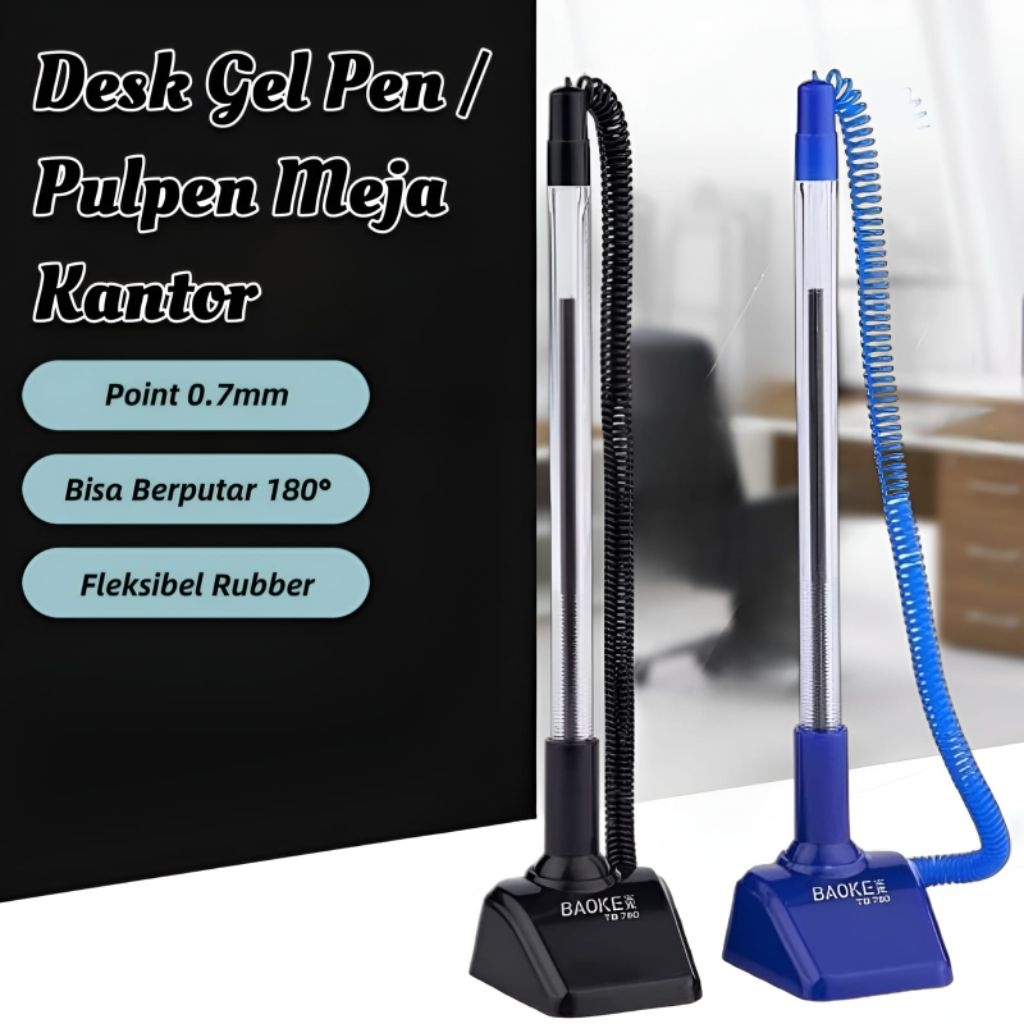 Ballpoint/Pulpen/pen Spiral/ Pen Meja •cjstore•