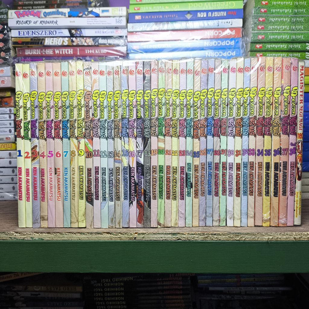 Set Komik Magister Negi Magi volume 1-38 (end) dan Magister Negi Magi Neo volume 1
