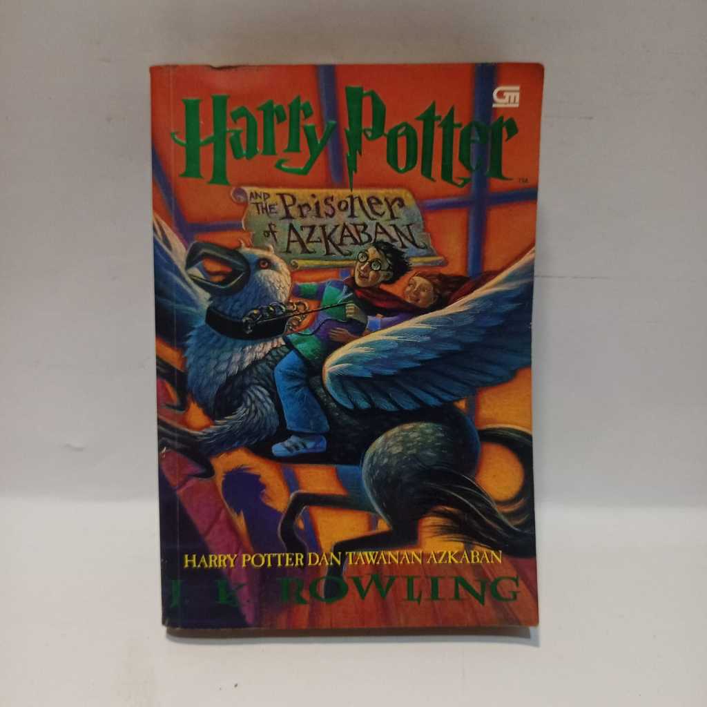 Buku novel harry potter 3 - prisoner of azkaban original preloved murah bagus bekas