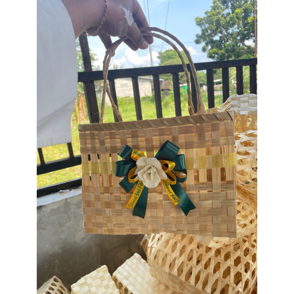 tas anyaman bambu Rumi,tas parsel