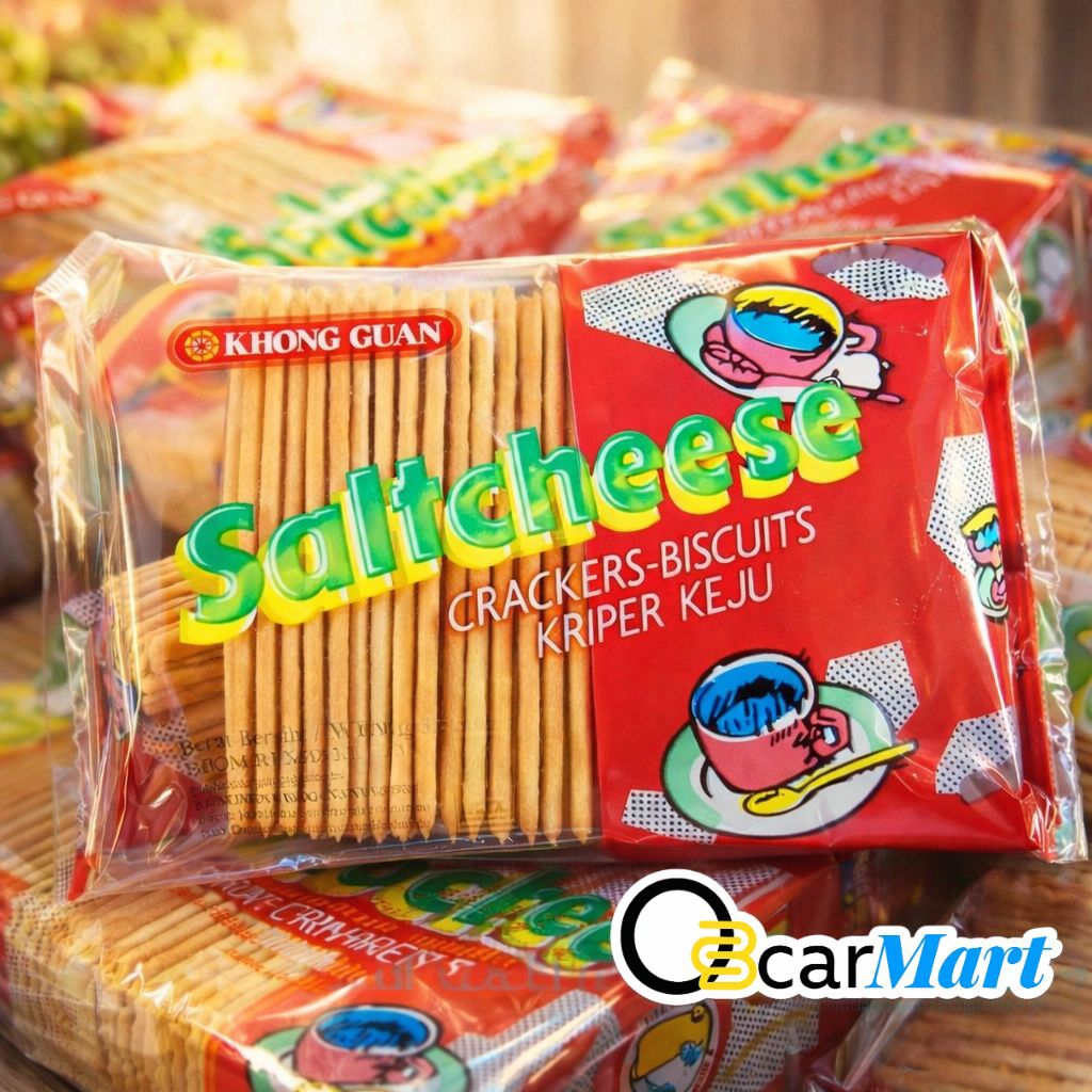 Khong Guan Saltcheese Crackers Biskuit Keju Asin Gurih Renyah 100gr Snack Original Halal
