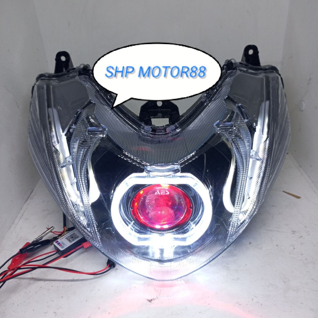 REFLEKTOR LAMPU DEPAN MIO M3 PLUS LAMPU AES TURBO DAN ALIS FULLSET