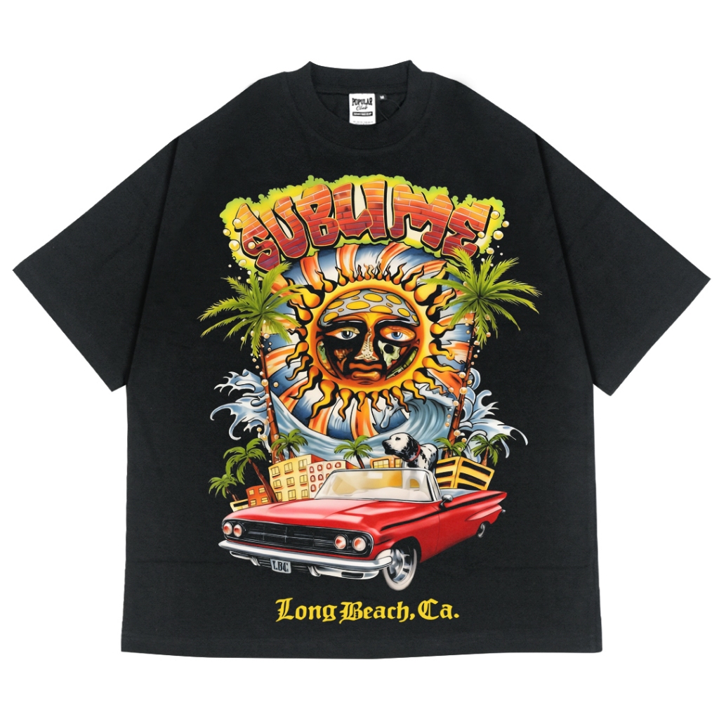 Sublime Oversized Vintage T-Shirt – Black