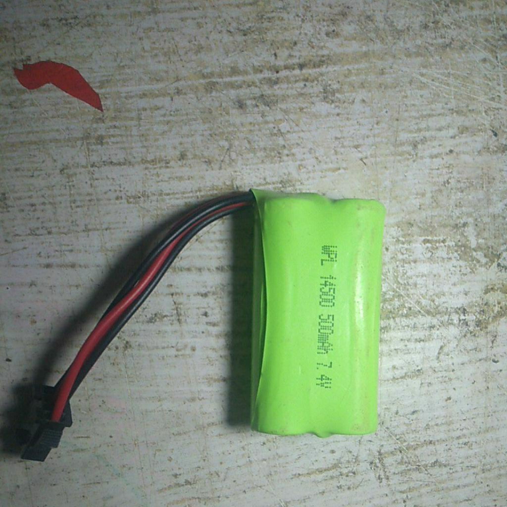 baterai wpl dan mn 14500 7,4volt 500mAh