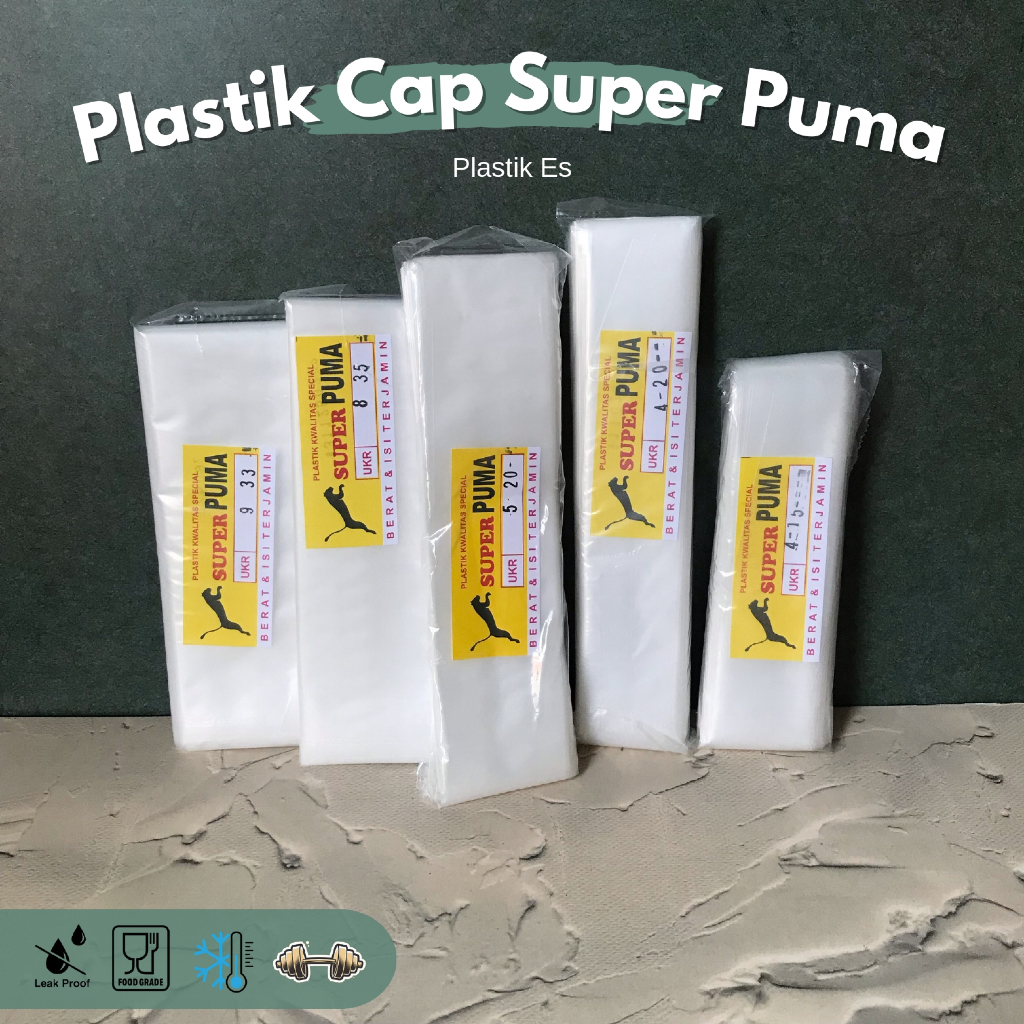 [PACK] Plastik Cap Super Puma / Plastik Es Lilin Es Batu