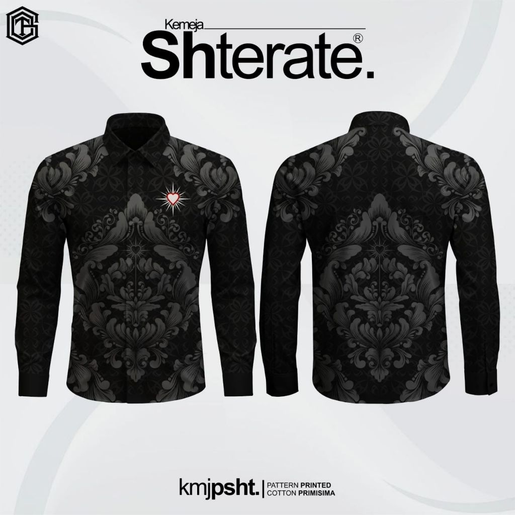 KEMEJA BATIK PRINT PSHT LENGAN PANJANG // KEMEJA BATIK PRINTING PSHT LENGAN PANJANG // KEMEJA BATIK 