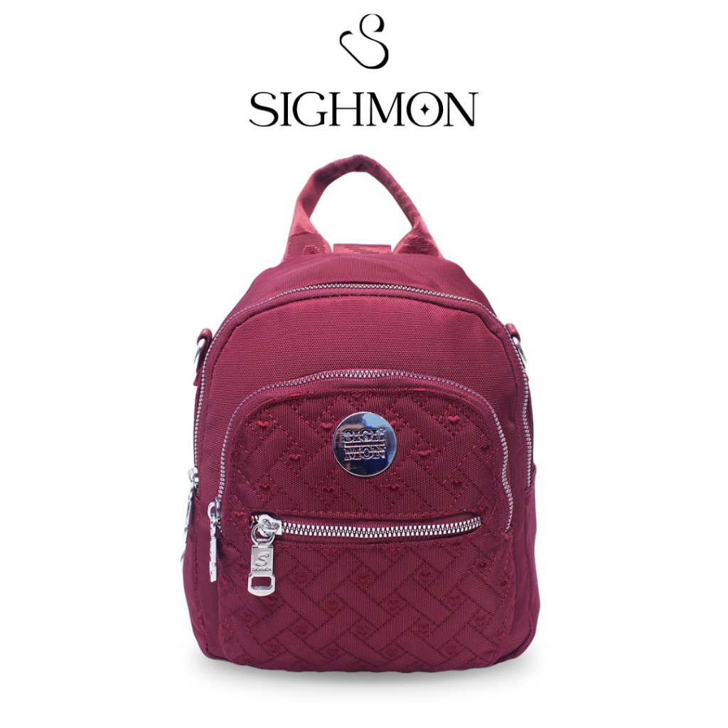 TAS WANITA MAROON RANSEL ORIGINAL SIGHMON