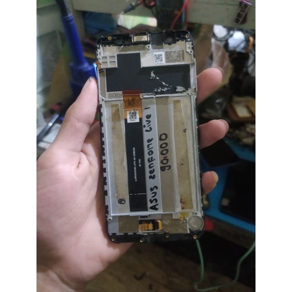 LCD Asus Zenfone Live 1 Original Cabutan Second