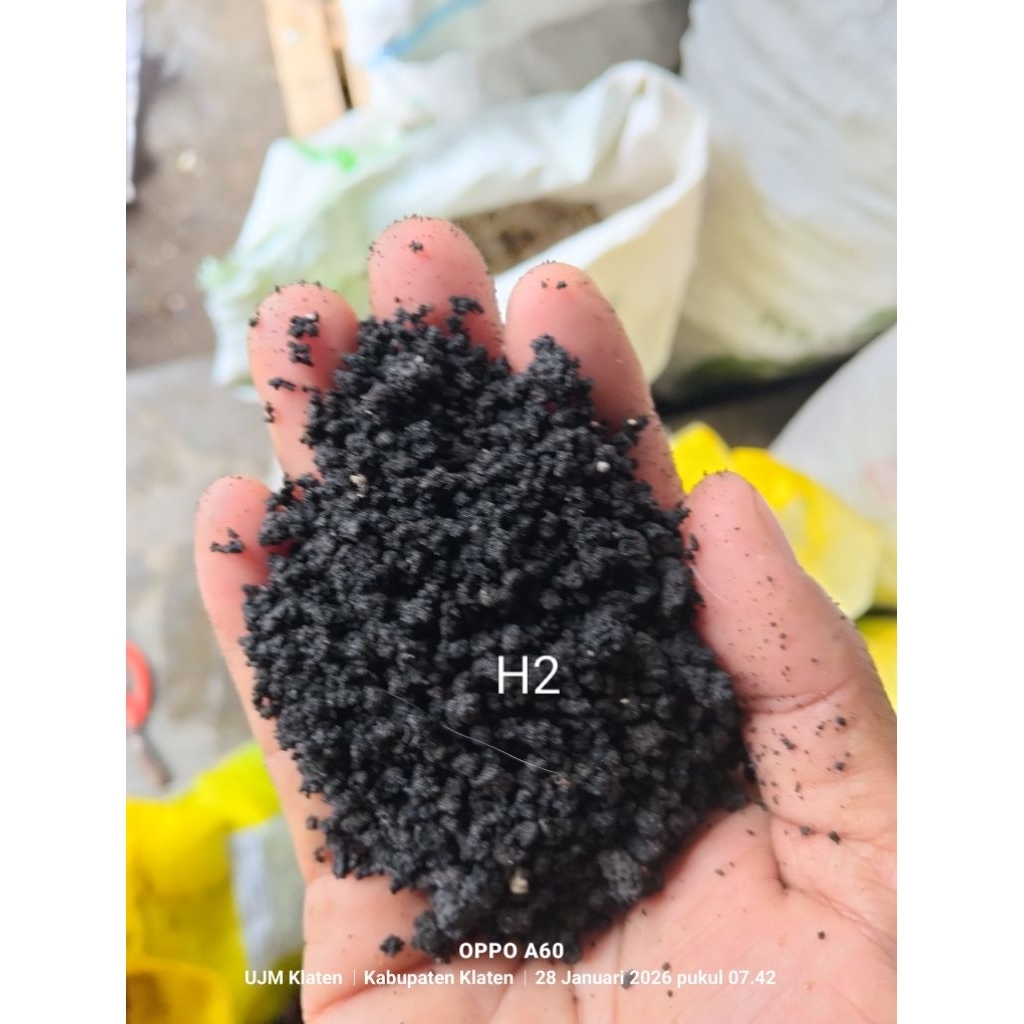 (2 mm) Pasir Malang Hitam 5 kg untuk Media Tanam Bonsai/Aglonema/Media Filter Air