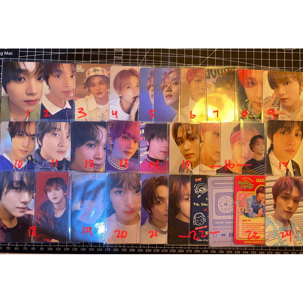 (OFFICIAL) Photocard poca Haechan Nct 127 Dream pilek photopack sg25