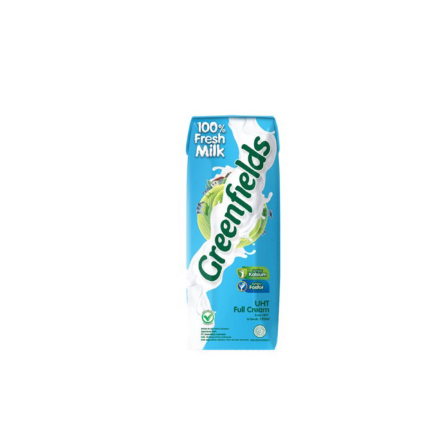 Greenfields Susu UHT Full Cream Kotak 250 ml