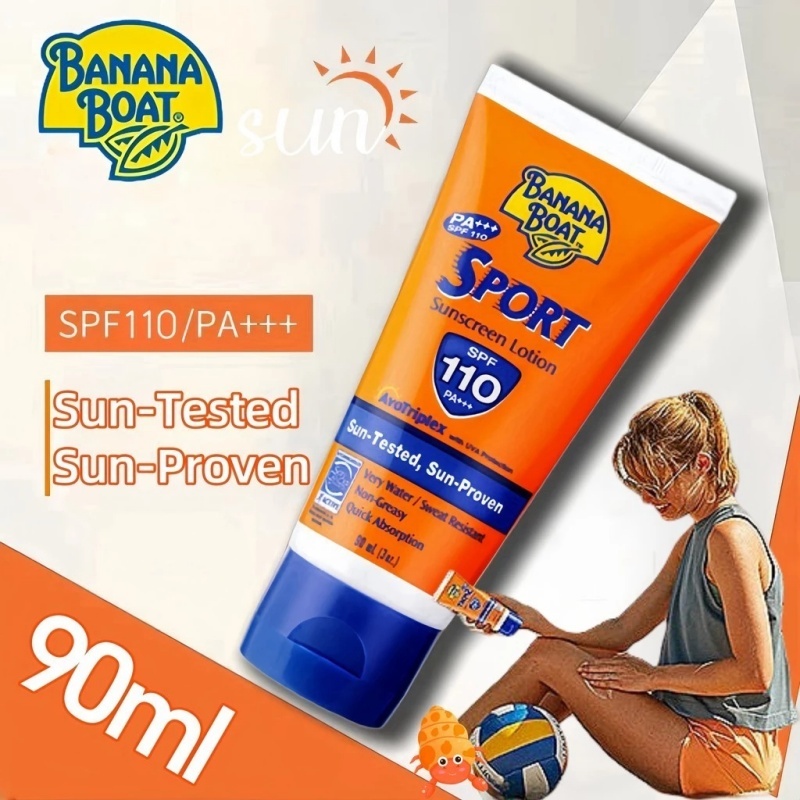 Banana Boat Sport Ultra Sunscreen SPF 110 PA+++90ml Sunblock Banana Boat Sport Sunscreen Lotion
