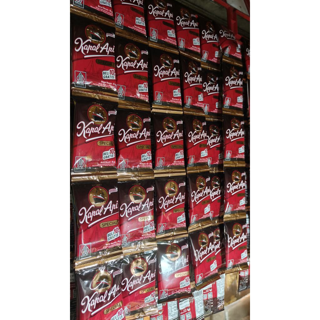 Kopi Kapal Api Mini / Kopi Hitam Tanpa Gula Renceng