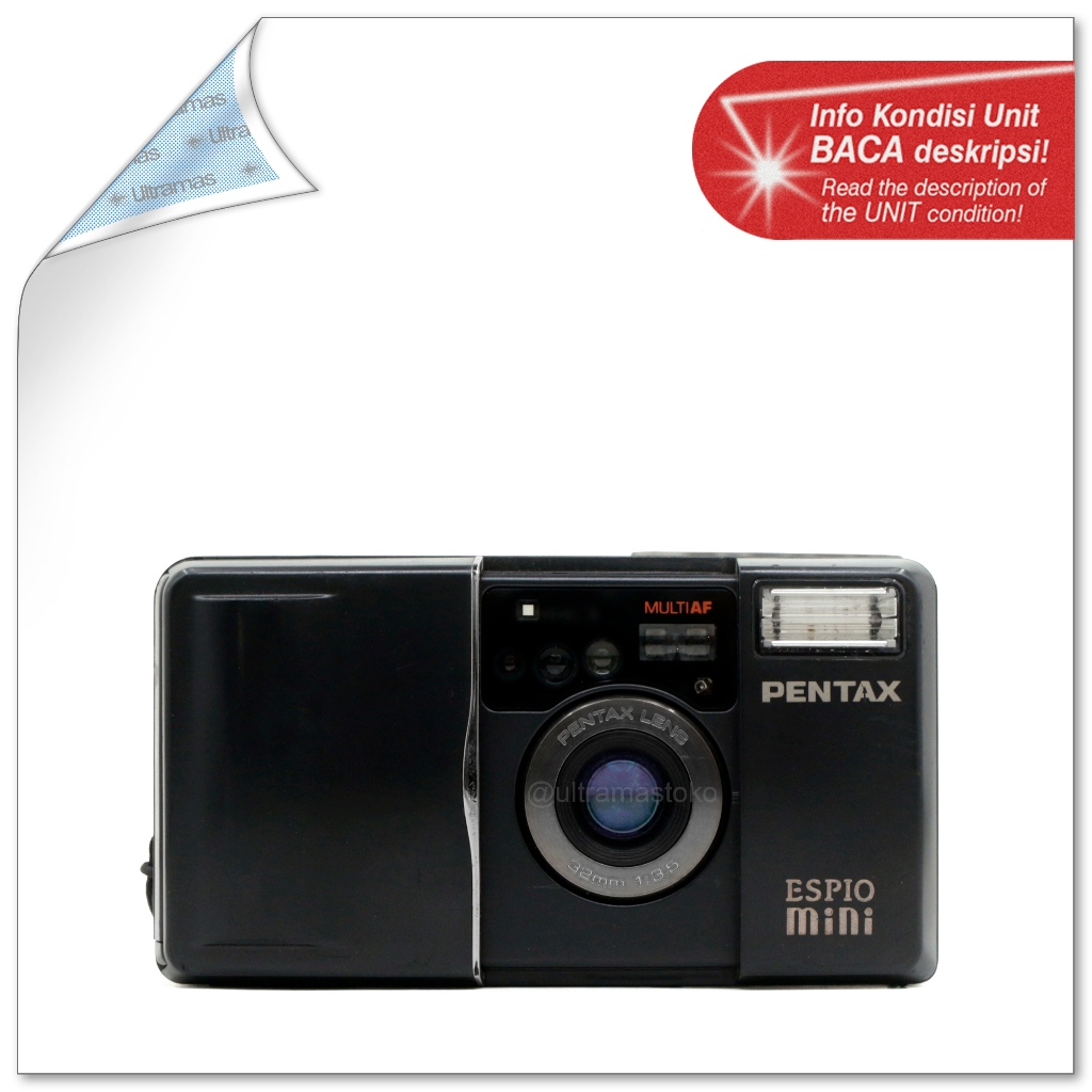 Kamera Film Analog PENTAX ESPIO mini- Point & Shoot 35mm Fokus Otomatis Multi AF Gulung Otomatis