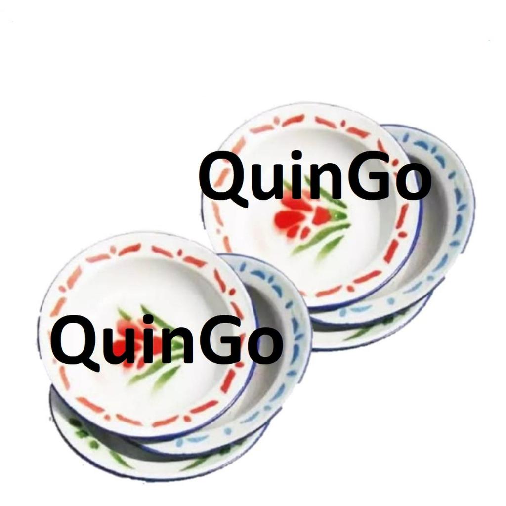 SATUAN Piring seng Ukuran 20cm 22cm Piring jadul Piring Enamel PIRING SENG JADUL PIRING MAKAN SENG J