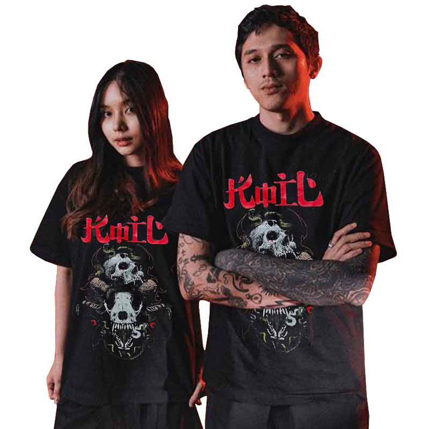 Kaos KOIL BERTAJUK MENDEKATI SURGA Tshirt 100% Cotton ||| Size S M L XL XXL 3XL 4XL ||| Katun Kombed