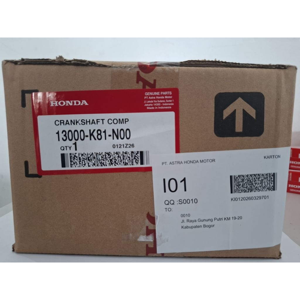 Kruk as K81 13000K81N00 - Beat esp/ Scoopy Esp/ Vario Esp Original Honda