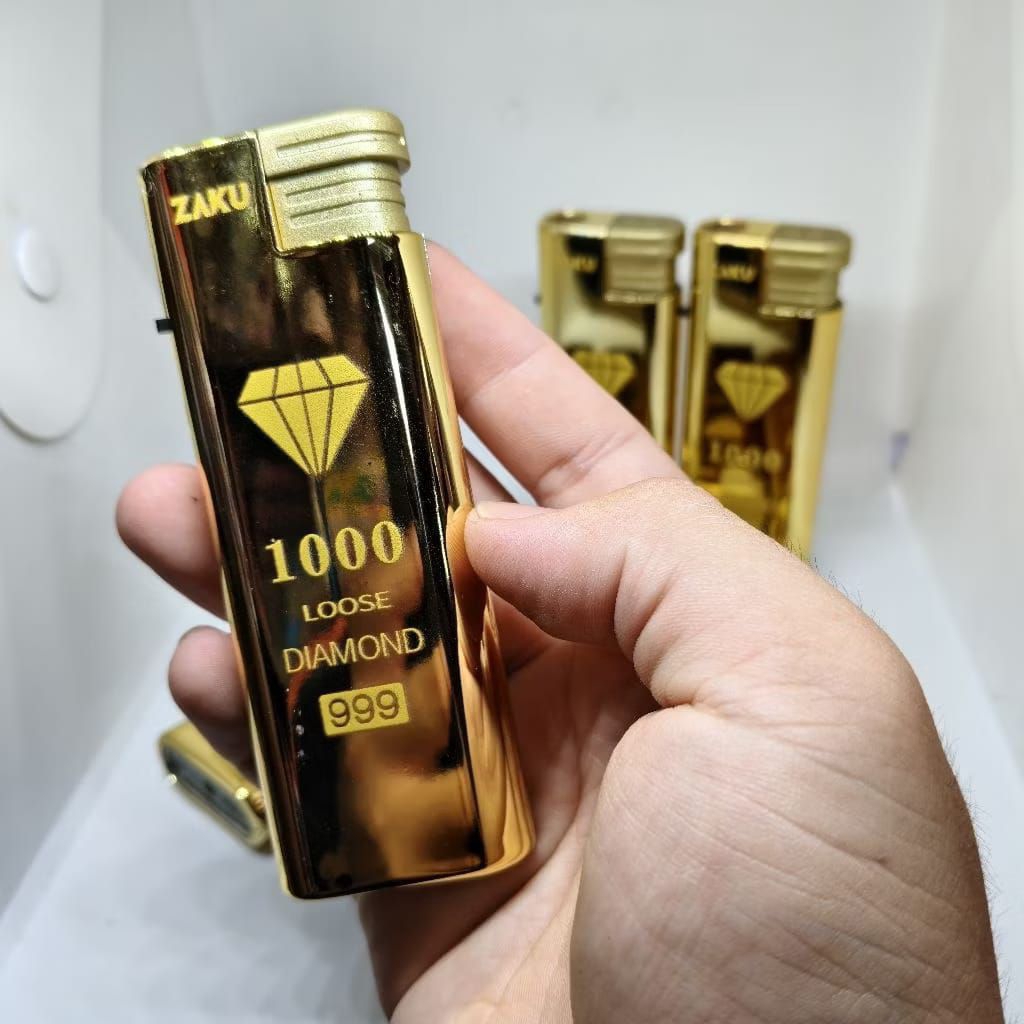 Korek Api Bara Jumbo Gold / Korek Bara Jumbo Motif / Korek Bara Magnetik Jumbo Gold Bisa Isi Ulang K