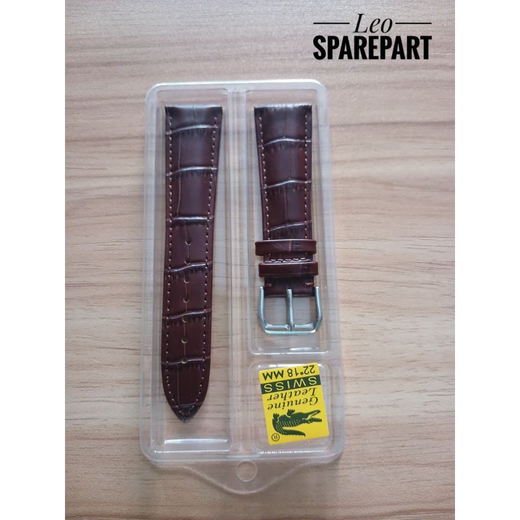 Tali jam kulit  / 22mm